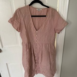 Madewell Mini Linen Dress